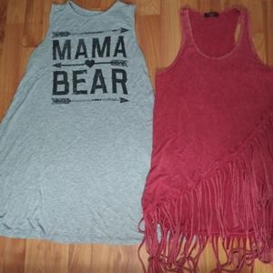 2 Medium Boutique Tunic Bundle